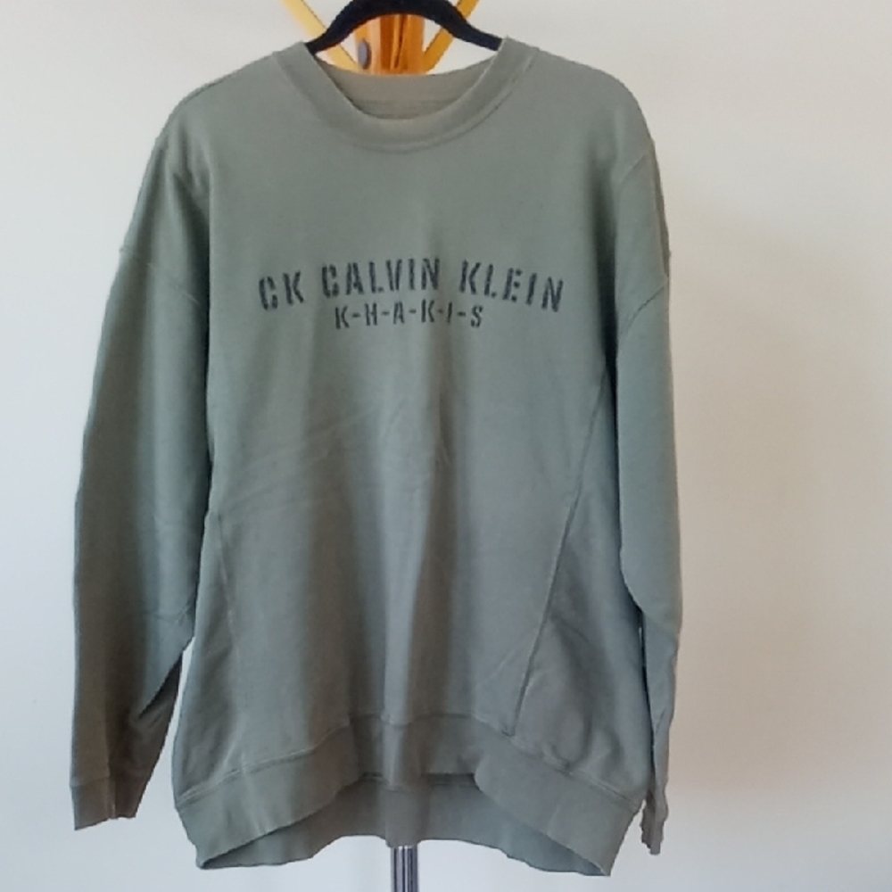 Calvin Klein Men's Green Sweater